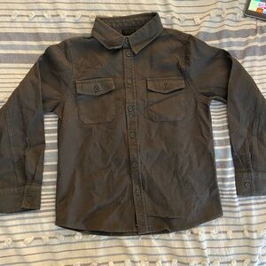 RSQ Textured Gray Button-Up Shirt